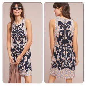 Anthropologie Owen Embroidered Shift Dress, size 6, NWT
